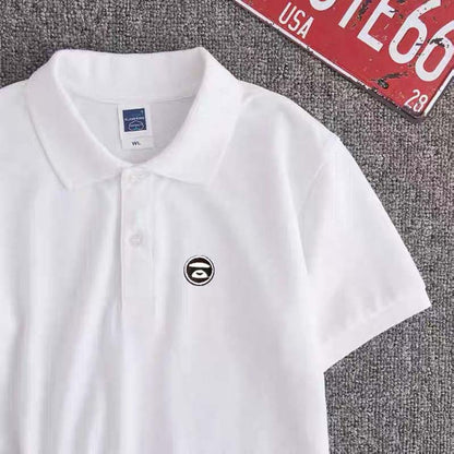 Printed Casual POLO Shirt Loose Short-sleeved T-shirt