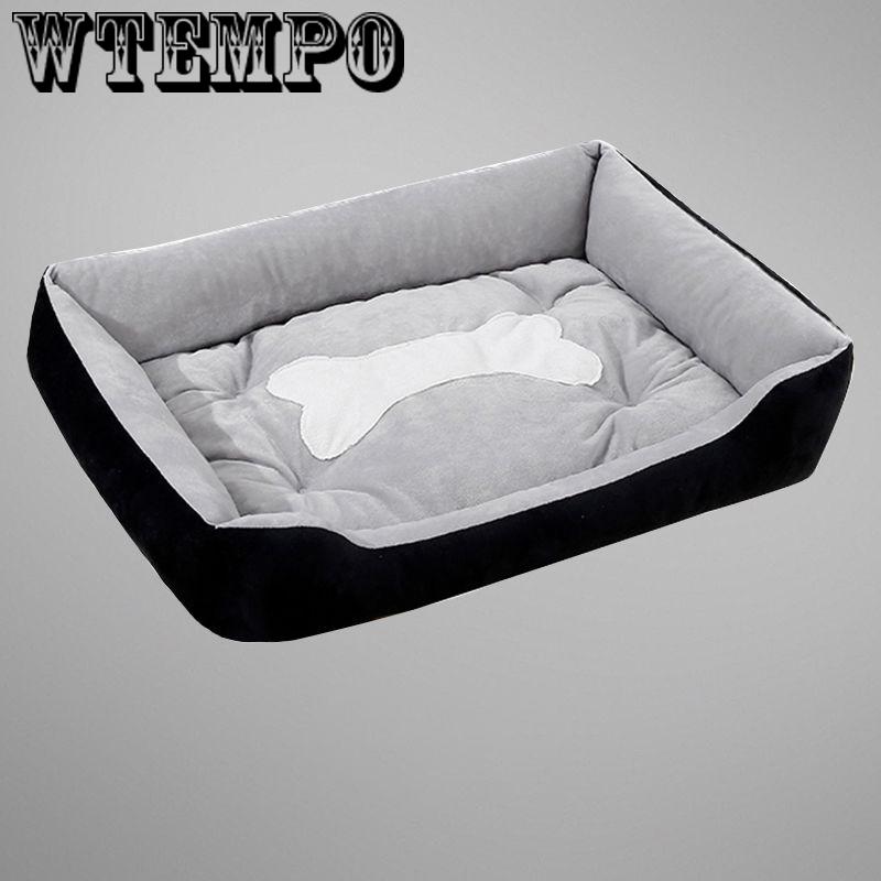 Fashion Printing Dog Bed For Small Medium Dog Warm Non-Slip Pet Blanket Indoor Pet Bed