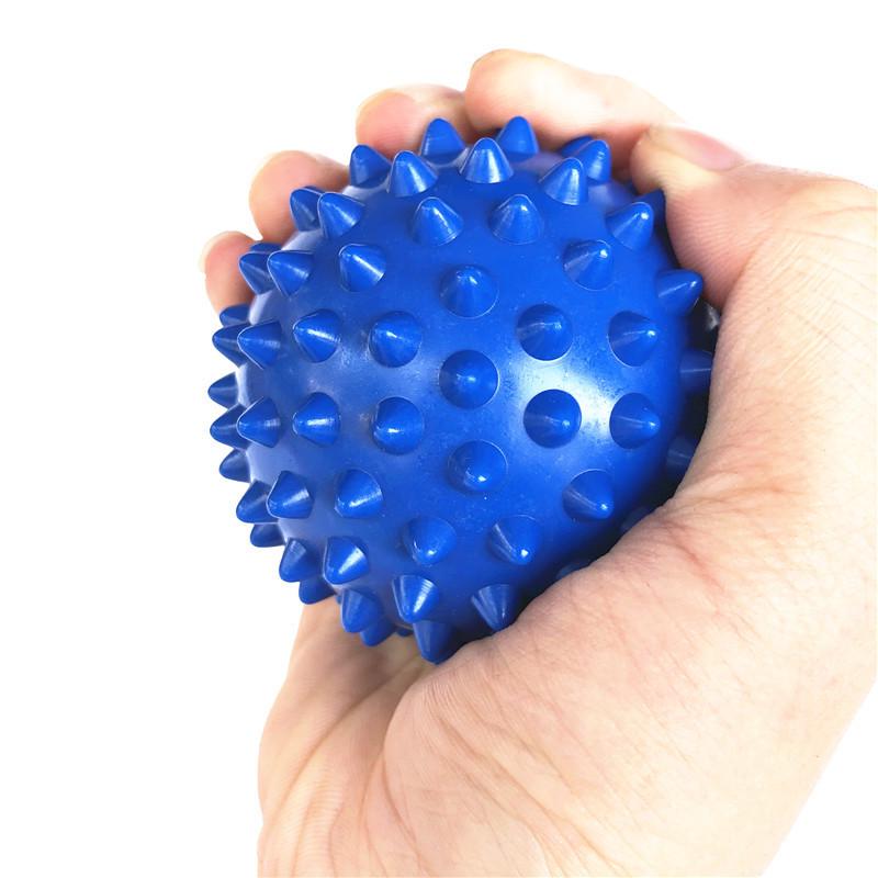 2pcs Massage Ball Relax Balls Hand Foot Point Peanut Massage Spiky Ball Pain Relief Fitness Health Care
