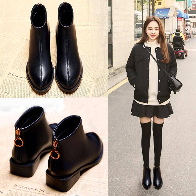 Women Ankle Rain Chelsea Boots Elastic Slip on Waterproof Antiskid Bottom Outdoor Ladies Shoes