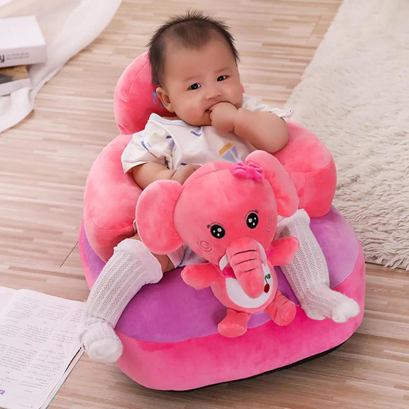 4 Months-4 Years Old Children Seat High Elastic Sponge Thicker and Softer Plush Baby Sofa Bedroom Living Room Baby Room