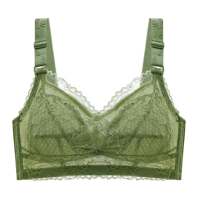 Ultra Thin Bras for Women Wireless Underwear Sexy Lace Breathable Lingerie B C D Cup