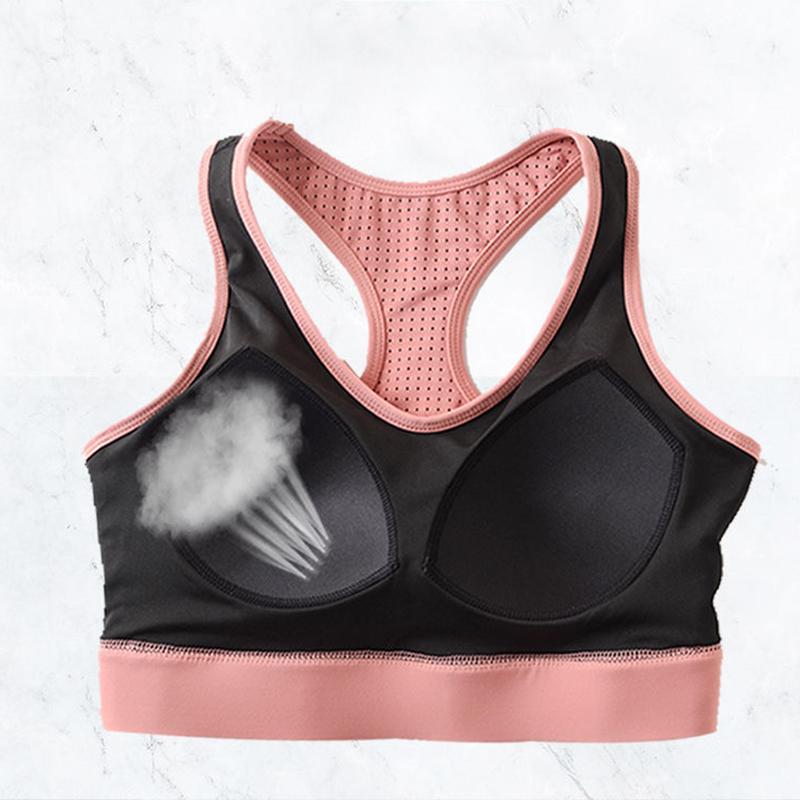 Women's High Strength Sports Bra Shockproof Running Gather Plus-size Mm Bra Large Sports Bra Wear Vest Yoga Bra Outside The Gym