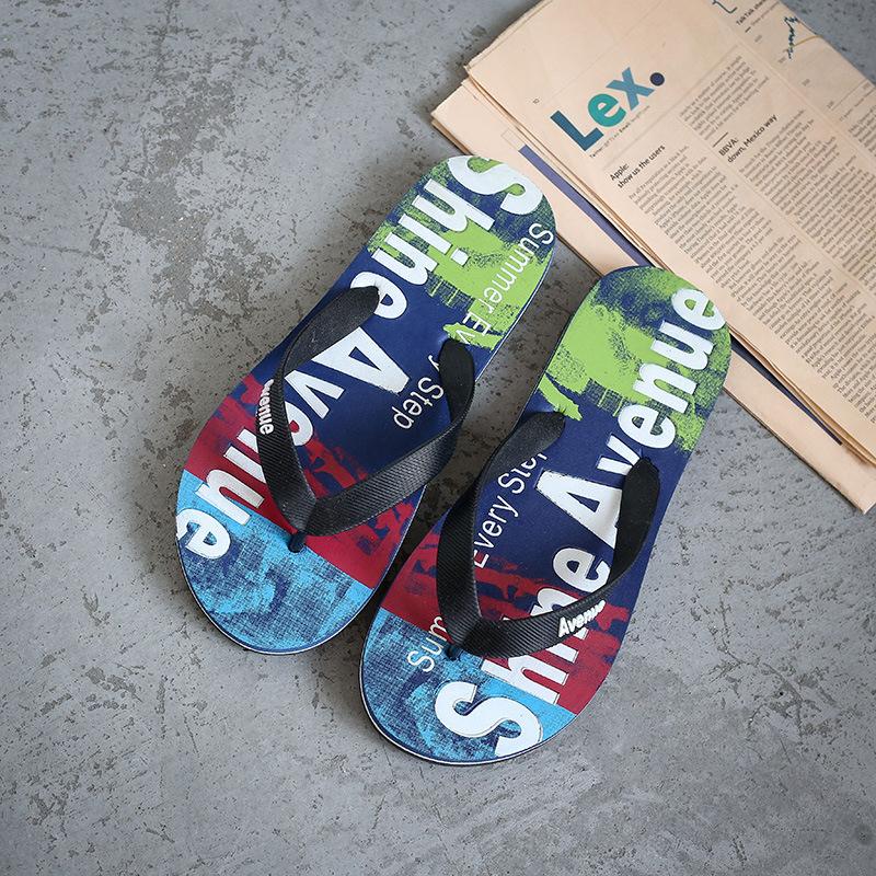 Slippers Summer Flip Flops Men Cozy Antiskid Flat Shoes Long Section Thick Crust Beach Slippers Men
