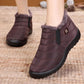 Winter Ladies Waterproof Short Cotton Shoes Cloth Shoes Women's Shoes Plus Velvet Warm Casual Shoes Thick Non-slip Shoes
