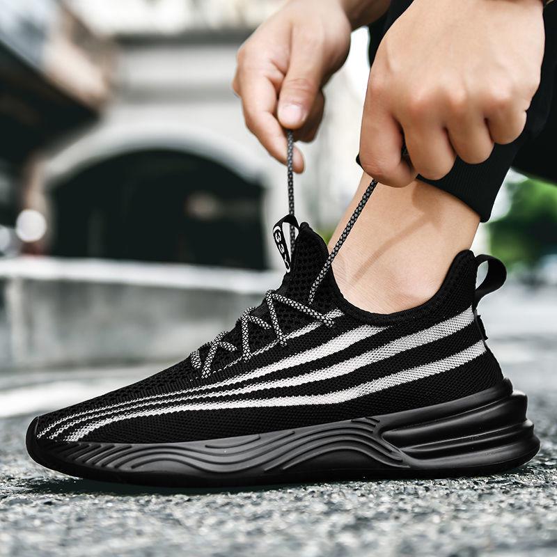 Mesh Shoes Men's Shoes Summer Breathable Men's Shoes Jogging Comfortable Sneakers Men's Handsome Canvas Shoes