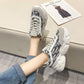Ladies Thick-soled Height-increasing Shoes Fashion All-match Casual Sports Shoes Spring and Summer Outdoor Running Breathable Clearance Shoes
