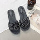 Summer Women Crystal Slippers Glitter Flat Soft Bling Female Candy Color Flip Flops Indoor Ladies Slides Beach Shoes