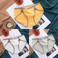 3PCS High-end Seamless Ladies Underwear Female Cotton Inner File Mid-waist Student Girl Sexy High Elastic Breathable Bag Hip Briefs