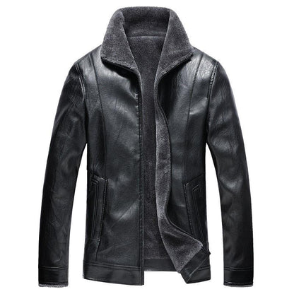 Thick casual leather jackets plus size men's clothes autumn and winter men's jackets