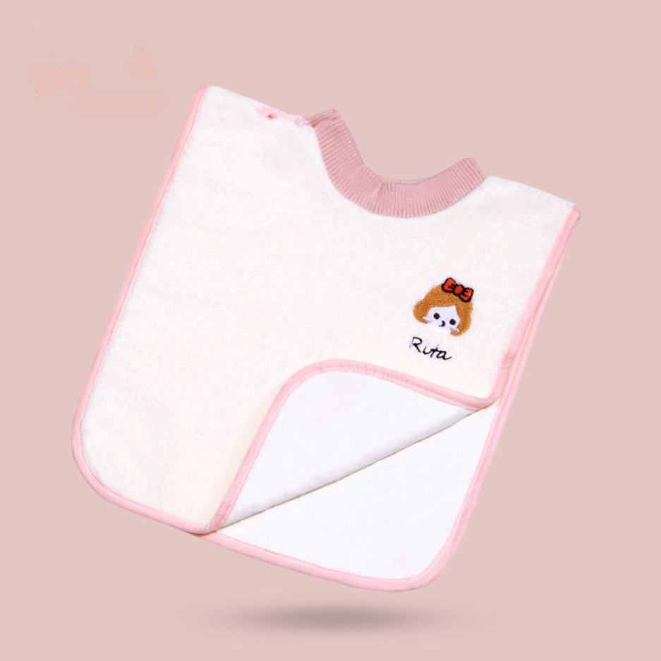 Waterproof Cartoon Print Baby Bibs Waterproof Soft Silicone Infant Boys Girls Bib Children Baby
