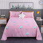 Three-piece Cotton Bed Linen Single Double Bed Full Sleep Single Fine Lines Non-fading Cotton Bed Linen Keep Warm Breathable and Washable