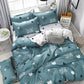 Cheap Four-Piece Bedding Set Quilt Cover Sheet Pillowcases Suit Polyester Anti-Static Delicate Children's Student Princess Style