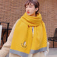 Winter Scarves for Women Shawls Wraps Lady Avocado Scarf Long Knitted Shawl