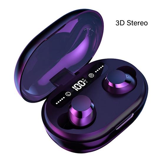 Waterproof 5.0 Earphones Bluetooth Mini HIFI TWS Earbuds Wireless Headphones Noise Reduction Headset