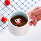 Creative Ceramic Mug with Lid Spoon Cute Female Korean Water  Breakfast Cup Couple  Milk Coffee Tea Cup