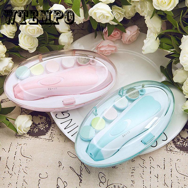 Toddler Infant Electric Nail Clippers Safety Cutter Care Scissors Manicure