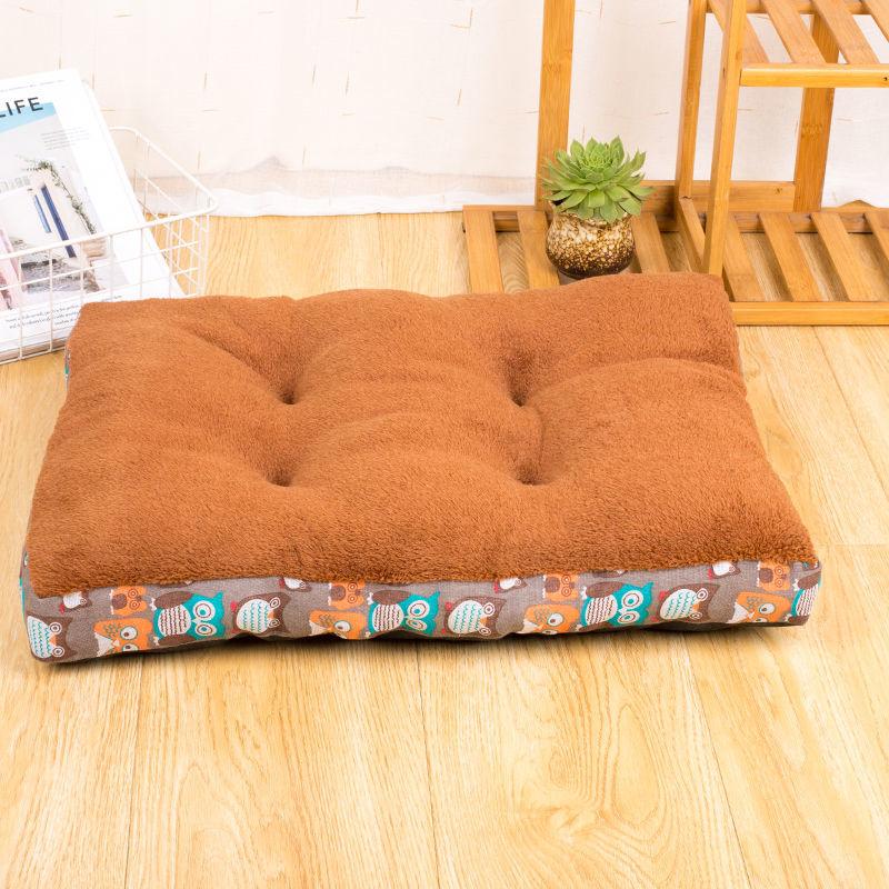 Pet Dog Woven Pad Cat Mi Autumn and Winter Thickened Mat Medium Small Dog Sleeping with Sofa Bed Sleeping Pad