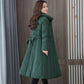Long Down Jacket Fashion Casual Waist Belted Cotton Jacket Lengthened Thick Loose Over-the-knee Windbreaker Jacket