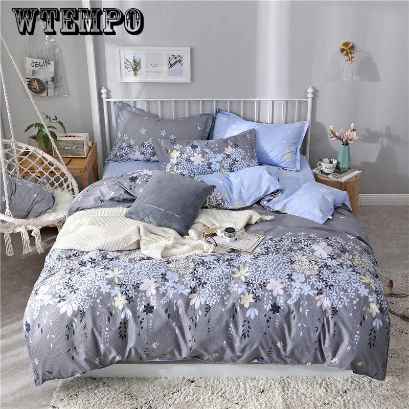 Bedding Set Nordic Comforter Bedspread Bed Sheet Set Duvet Cover Queen King Adult Bed Linens