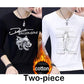 Autumn and winter warm sweater trend wild clothing shirt men T shirt long sleeve T shirt men