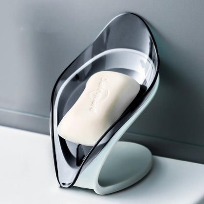 Creative Soap Box Drain Soap Rack Free Punch Suction Cup Personality Home Bathroom Shelf Artifact