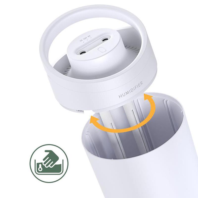 3000ml Double Nozzle Indoor Air Humidifier USB Electric Sprayer Mute Aroma Diffuser Night Light 24h