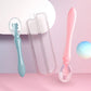 Baby Feeding Spoon with Storage Box Non-Slip Baby Trainning Spoon Food Grade Silicone Cute Baby Feeding Tableware