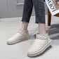 Winter Plus Velvet Casual Rhombus Cotton Shoes Boots Waterproof Snow Boots Women