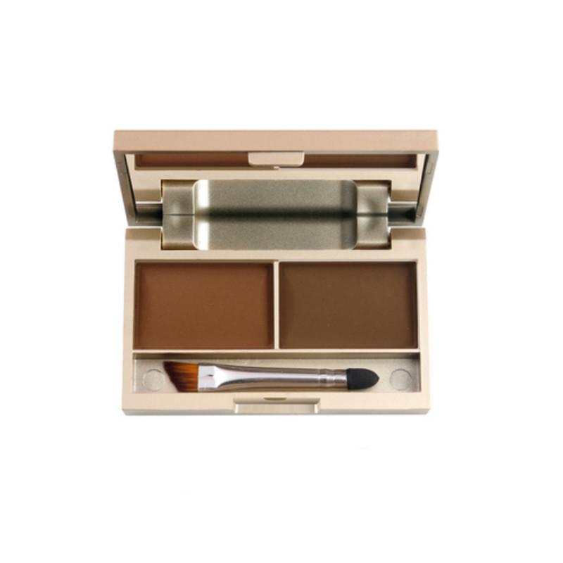 Two-color eyebrow powder tray combination set does not change color eye shadow nose shadow