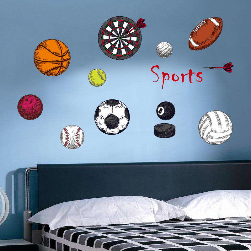 [sticker ]Various Ball Wall Stickers For Kids Rooms Baby Room Nursery Kitchen Living Room Bedroom F