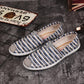 Breathable Linen Casual Men's Shoes Old Beijing Cloth Shoes Canvas Summer Leisure Flat Fisherman Driving Shoes Wicking