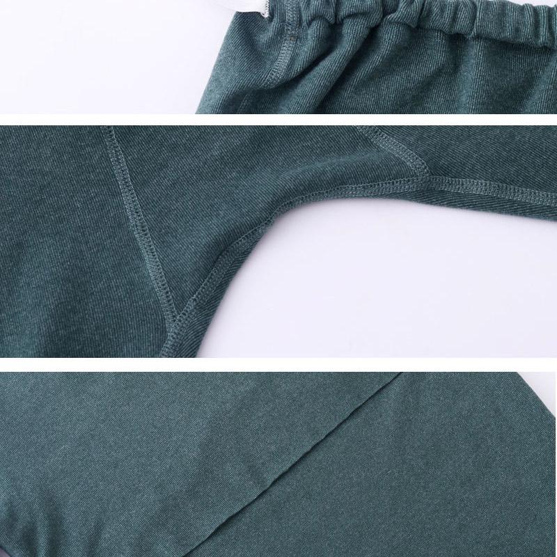 Maternity Autumn Clothes Long Trousers Suit Plus Velvet Plus Size Thermal Underwear Postpartum Breastfeeding Pajamas Autumn and Winter