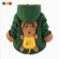 Children's Cotton-padded Clothes Boys and Girls Plus Velvet Thickening Clothing Baby Warm Jacket Baby Winter Clothes Solid Color Cartoon Pattern