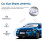 Car Windshield Umbrella UV and Thermal Sunshade Protector Foldable Reflector Umbrella, Suitable for Most Cars and Suvs