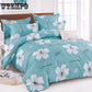 WTEMPO Soft Comfortable Bedding Set Cotton Pattern Duvet Cover Flat Sheet Bed Linings Pillowcase