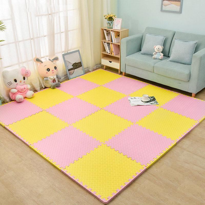 Children's Sponge Floor Anti-fall Crawling Carpet Puzzle Foam Mat Climbing Mat for Home Bedroom