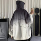 Gradient Sweatshirts Men's Loose Korean Cardigan Sweater Autumn Hoodie Sweatshirts