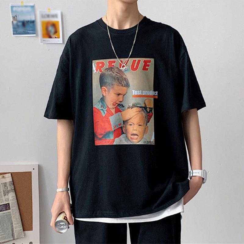 Short-sleeved T-shirt Men's Trend All-match Summer Half-sleeved T-shirt
