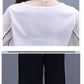 Women's Wide-leg Pants Two-piece Suit Black and White Suit Elegant Temperament Female Professional Suit, Working Lady Suit Two-piece Suit