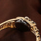 Diamond Alloy Flower Women's Bracelet Watch Carved Rhinestone Bracelet Watches Retro All Match Wrist Watches