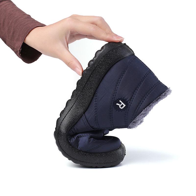 Winter Men's Waterproof Cotton Shoes Old Beijing Cloth Shoes Men's Shoes Plush Warm Casual Shoes