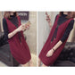 Autumn and Winter Lace Vest Dress Loose Sleeveless Long Vest Fashion Casual Women's Strap Skirt