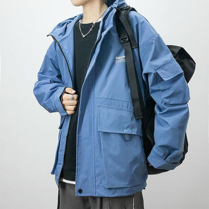 Autumn Tooling Jacket Men's Trendy Brand Top Loose Casual Versatile Functional Jacket Top