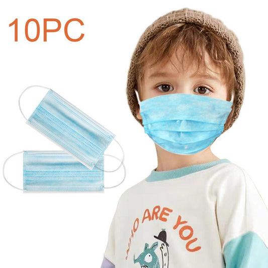 3 Layer Disposable Elastic Mouth Soft Breathable Hygiene Kids Face Mask for 4-10 Years Old Children