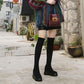 Women's Winter Plush Velvet Over-the-knee Boots Women's High-top Shoes Thick-soled High-tube Boots Women's Elastic Boots Winter Shoes