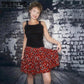 Sexy Leopard Pleated Skirts Mini Boho Elastic High Waist Ruffles Elastic Waist High Above The Knee Skirt