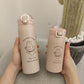 Cup Ins Male and Female Students Korean Version of Cute Household Anti-fall High-value Large-capacity Straw Thermos Cup