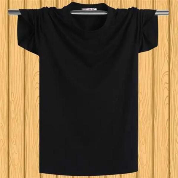 Summer Plus Fat Plus Size Thin Short-sleeved Men's T-shirt Cotton Round Neck Half-sleeve Casual Sports Loose Fat Undershirt