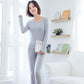 Autumn Clothes and Long Trousers Ladies Pure Cotton Suit Girls Youth Winter Slim Thermal Underwear Thin Section